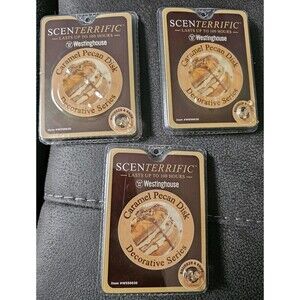 Scenterrific Carmel Pecan Disk 3 Packs Decorative Series up to 100 Hours Westing